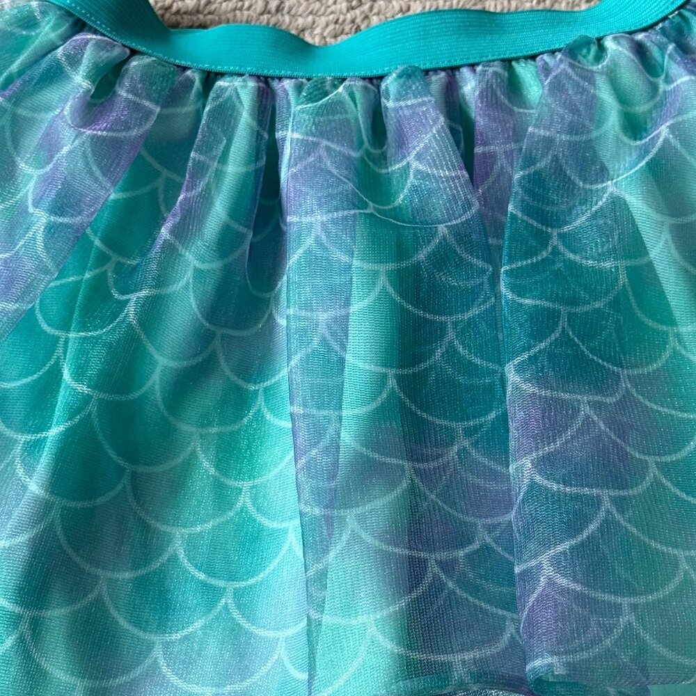 Disney - Little Mermaid Ariel Girls Sleeveless Shirt & Skirt Set - Size 3T - Picture 6 of 7